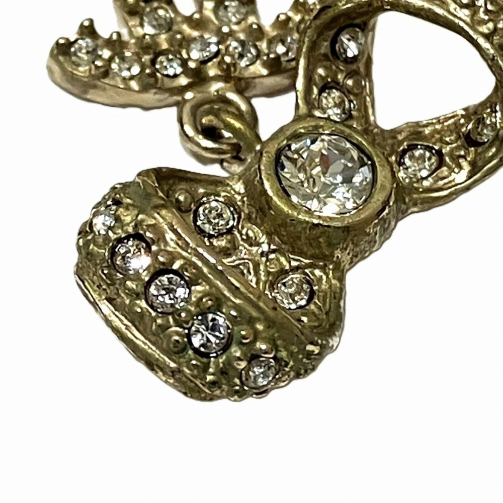 CHANEL Authentic Logo Earrings - Picture 9 of 10